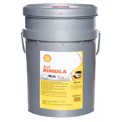 Моторное масло SHELL 10W30 RIMULA R4 MULTI, 20л (SHELL: SHELL 10W30 RIMULA R4 MULTI20)